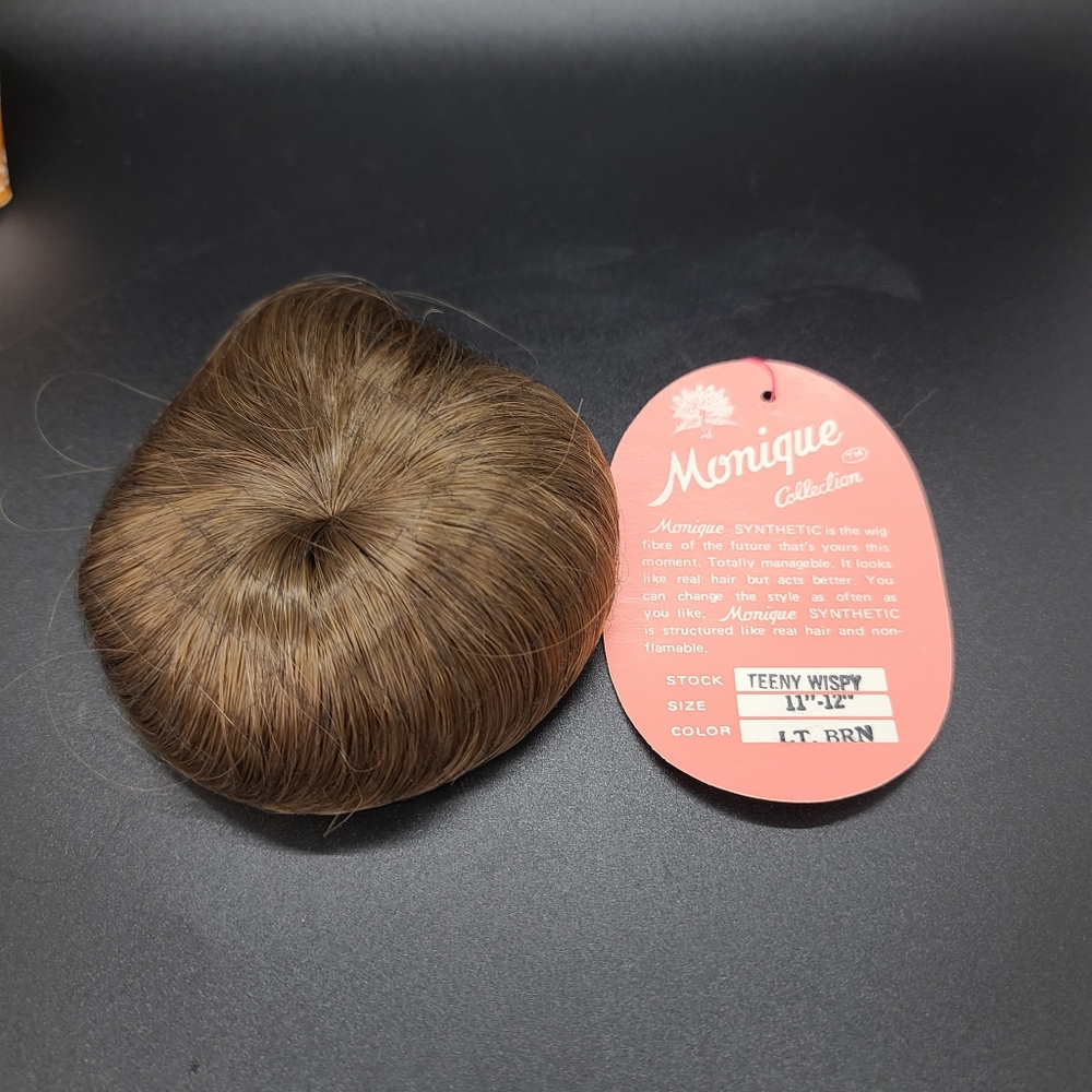 Monique  Collections  Doll Wig. Teeny Wispy 11"-12" Lt Brn